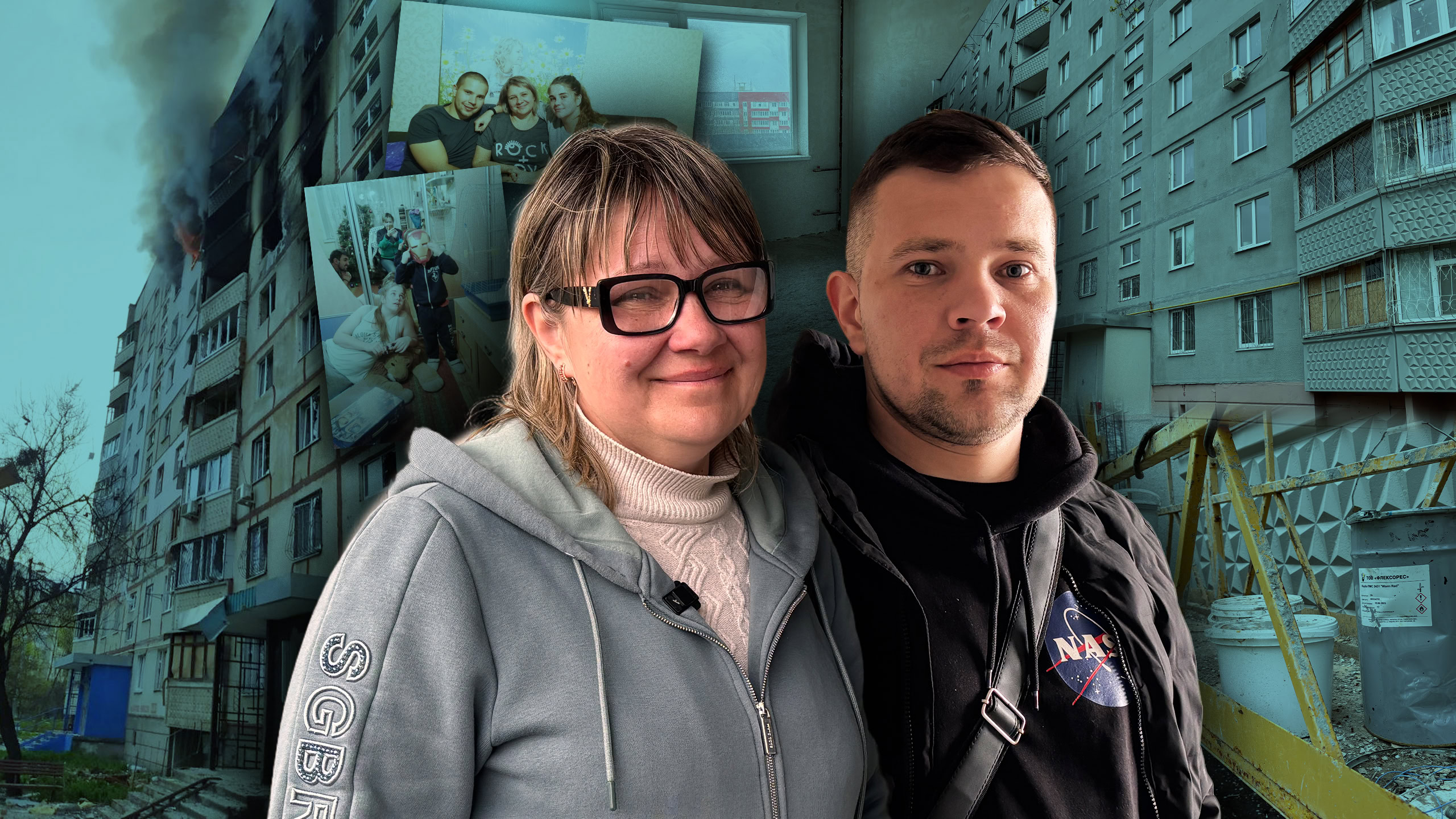 Зображення до:  Чотири роки ремонту: як на вулиці Соборності України в Харкові відновлюють пошкоджену багатоповерхівку