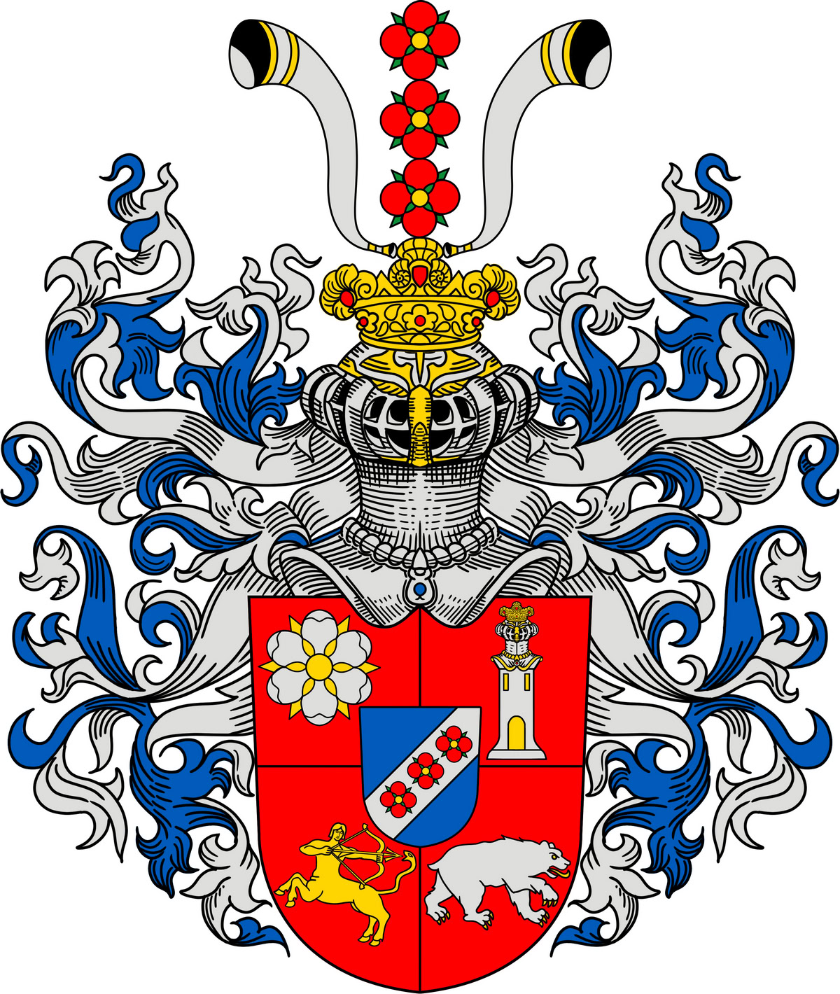 Герб роду Донців-Захаржевських