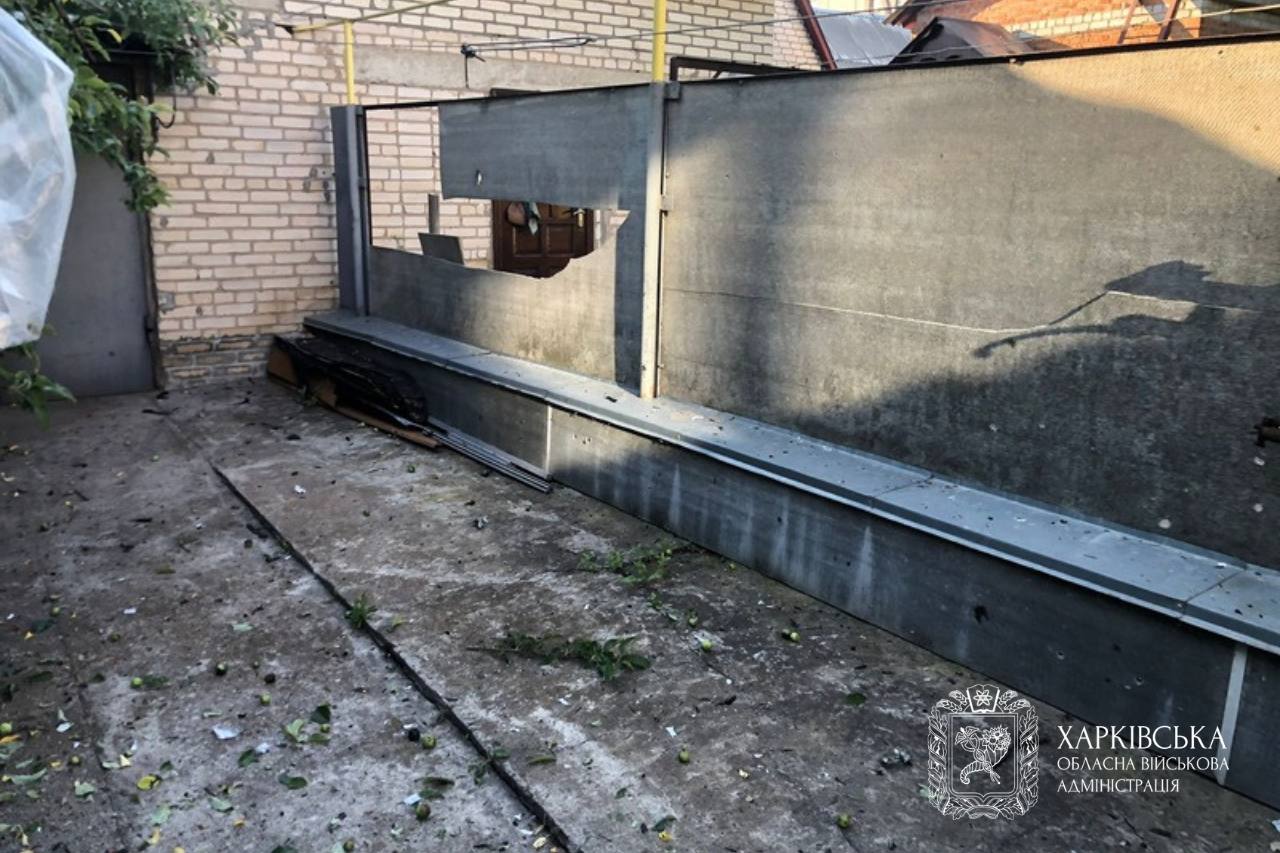 наслідки обстрілу Золочева Харківської області
