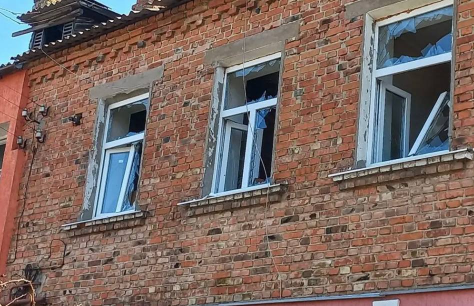 Пошкоджений будинок у селі Іскра в Харківській області, 24 червня 2026