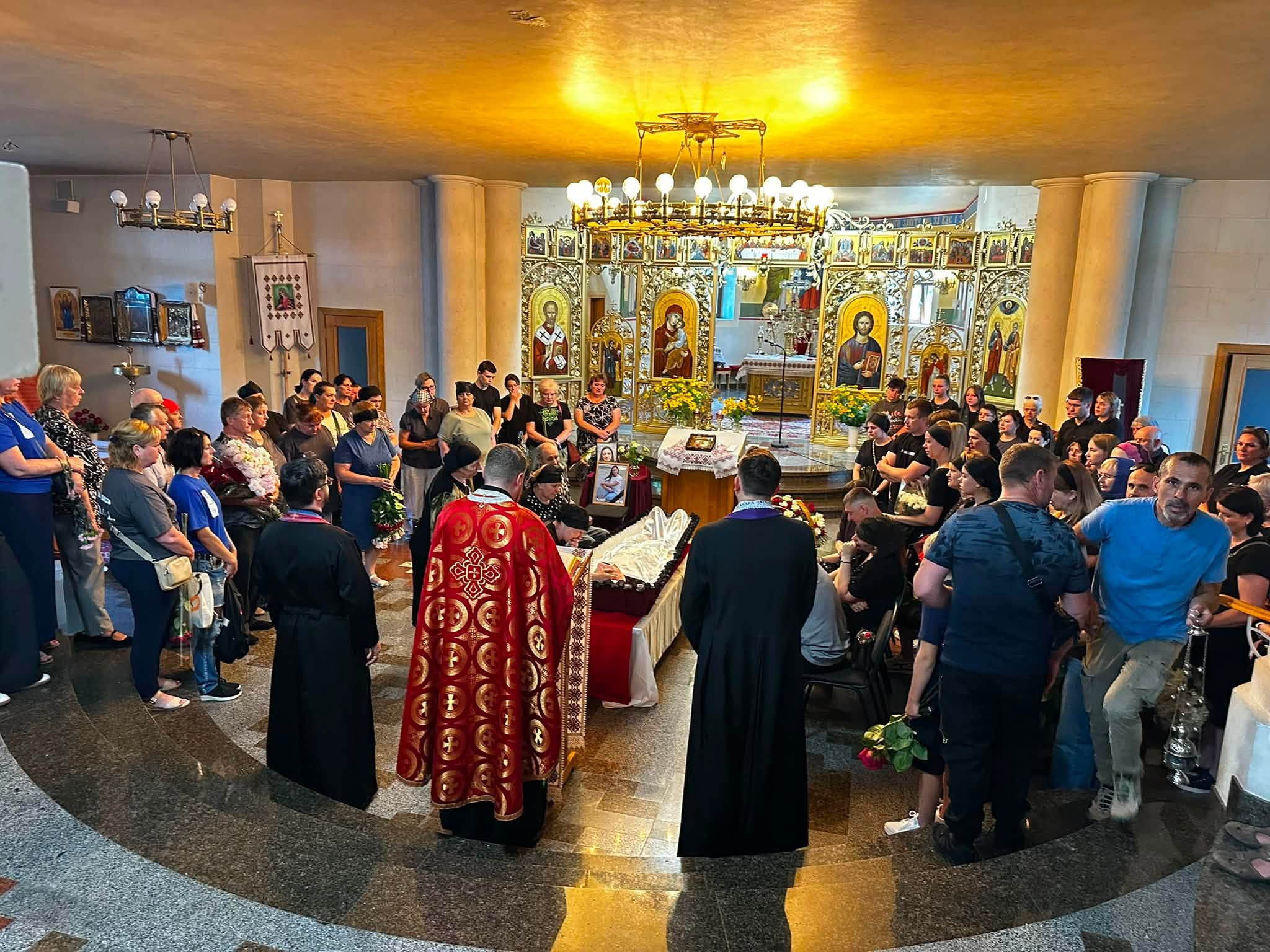 Похоронна служба за Яною Жернаковою