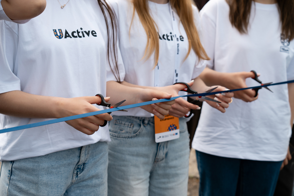Презентація простору однієї з команд учасників UActive