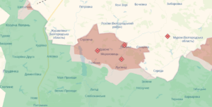 Зображення до посту: Російські військові просунулися на півночі Харківщини — DeepState