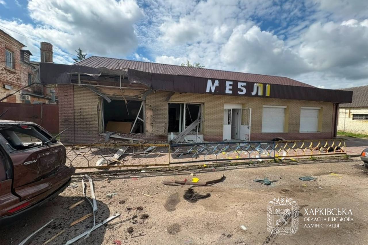 Наслідки обстрілу Богодухова Харківської області, 5 липня 2026