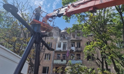 росія зранку атакувала Харків дронами та ракетами: є загиблі та постраждалі Наслідки обстрілу Харкова вранці 8 липня 2026