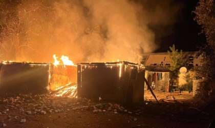 У Старому Салтові від обстрілу загинув 79-річний чоловік, у Балаклії виникла пожежа Пожежа від обстрілу в Балаклії Харківської області, 8 липня 2026