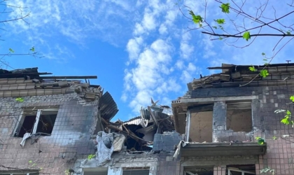 Будинок у Немишлянському районі Харкова, пошкоджений від обстрілу 8 липня 2026