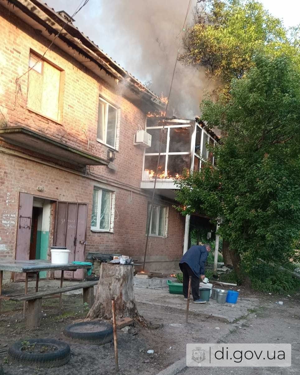 Пошкоджений дроном будинок у Слатиному Харківської області, 16 липня 2026