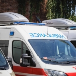 Авто швидкої допомоги на Харківщині