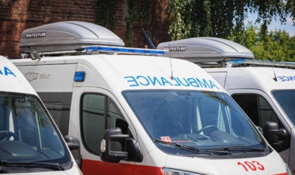 Авто швидкої допомоги на Харківщині