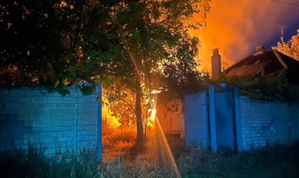 На Великобурлуччині та Золочівщині від обстрілів постраждали дві жінки Пожежа після обстрілу в Харківській області, 29 липня 2026