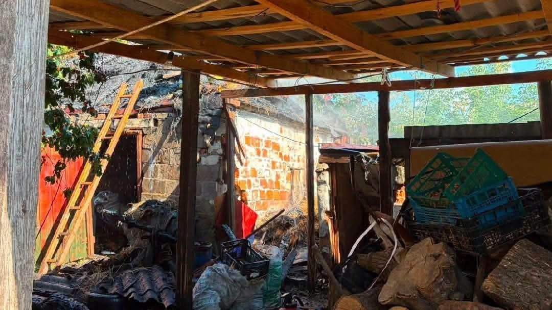 Зображення до:  Під Лозовою від російського удару постраждали цивільні, серед них двоє дітей