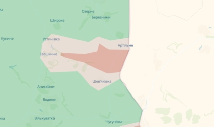 Російська армія просунулася у Вільхуватській громаді — DeepState Карта просування російської армії в Куп'янському районі Харківщини