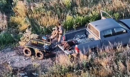 Скриншот відео порятунку україньких бійців
