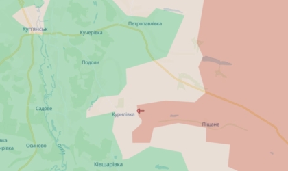 Російські армійці просунулися неподалік Куп’янська — DeepState Скриншот карти DeepState