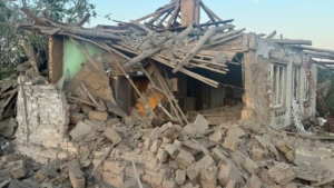Зображення до посту: Російська армія двічі вдарила по Ізюму, постраждали п’ятеро людей