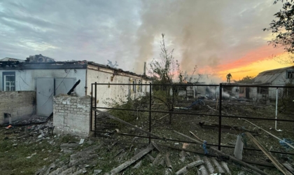Пошкоджена будівля в Балаклії Харківської області, 19 серпня 2026