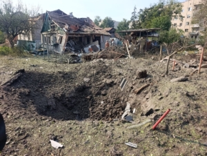 Зображення до посту: Російські війська вдарили по Ізюму: є загиблий і дев’ятеро постраждалих