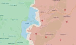 Карта боїв у Куп'янському районі Харківської області