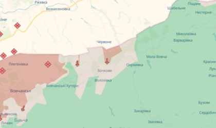 Російські військові просунулися неподалік двох сіл на Харківщині — DeepState Карта просування російської армії в Харківській області