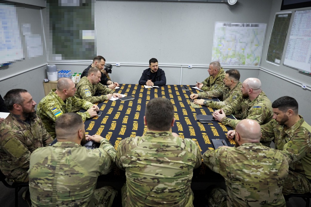 Володимир Зеленський з військовими