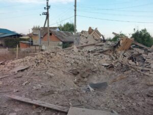Руйнування від обстрілу в Ізюмі Харківської області, 1 жовтня 2026